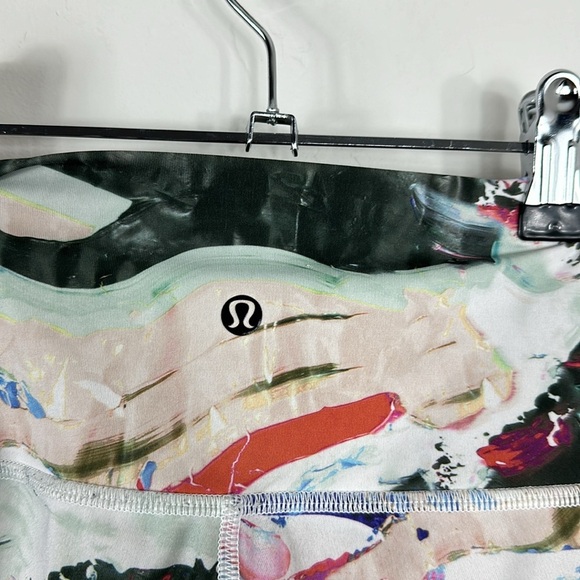 Lululemon High Times Multicolor Biggie Pigment Waves High Rise Leggings Pants 4 - Picture 9 of 11